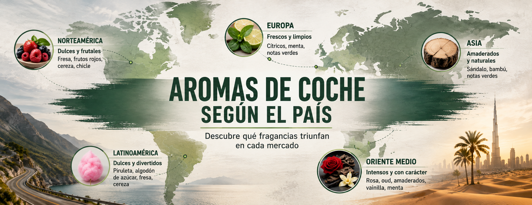 aromas de coche según el país blog